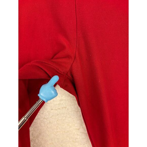 Terra & Sky Red Leggings 0X (14W) Plus Size High Rise Stretch - Picture 5 of 7